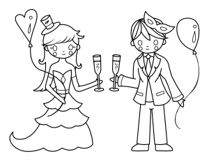 Free printable holiday coloring pages page