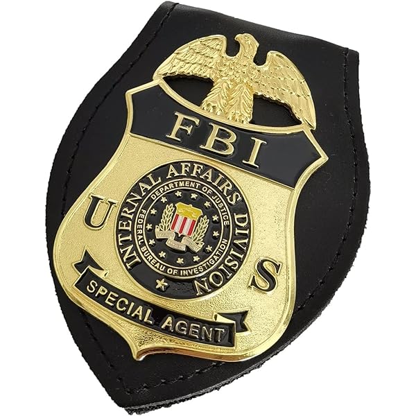 Roytil american fbi badge and accessories film and television props color clothing shoes jewelry