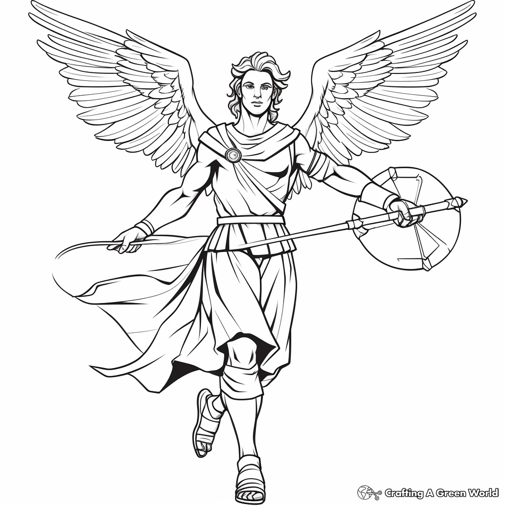 Greek gods coloring pages