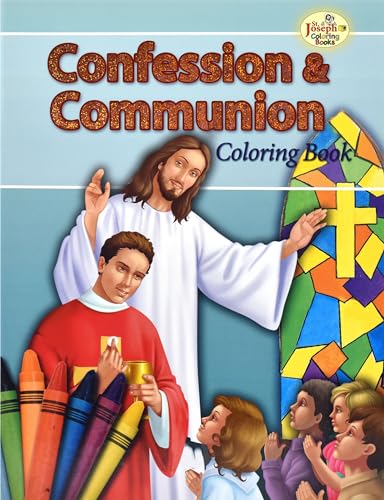 Confession and munion coloring book