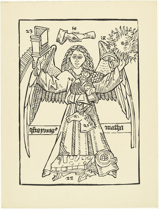 The collection hannah hãch the prophet matthew der prophet matthãus plate loose leaf from the periodical das kunstblatt vol no apr