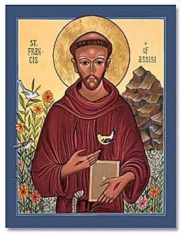 Waltzing matilda st francis coloring page