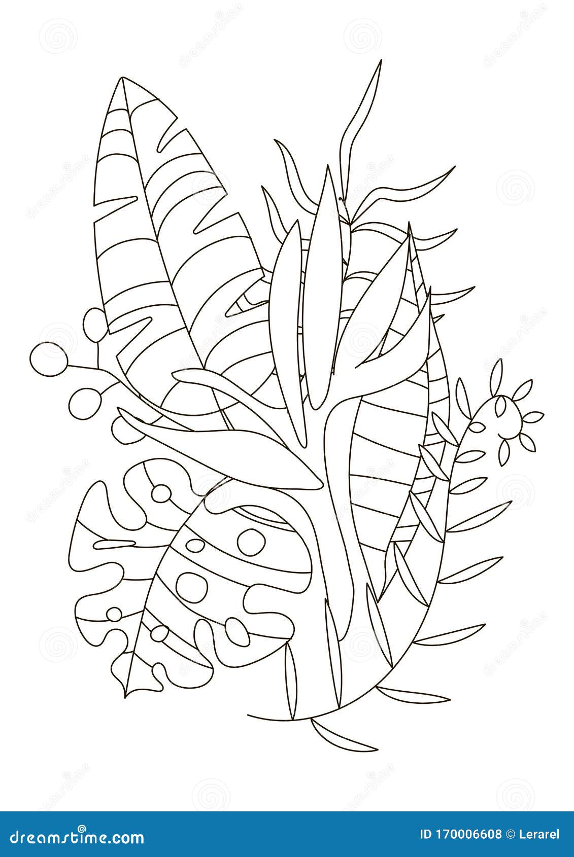 Hand drawing coloring pages for children and adultslinear style coloring book for creative creativity antistress coloring book stock vector