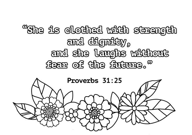 Proverbs coloring pages