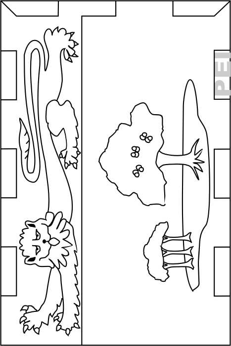 Colouring book of flags canada