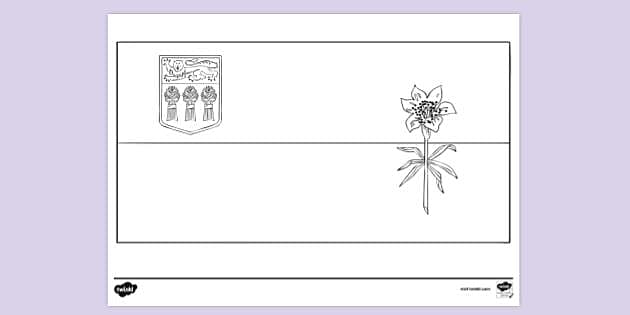 Nadas provincial and territorial flags colouring pages