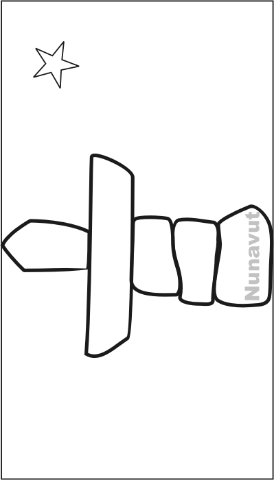 Colouring book of flags canada