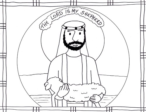 Psalm coloring page â stushie art