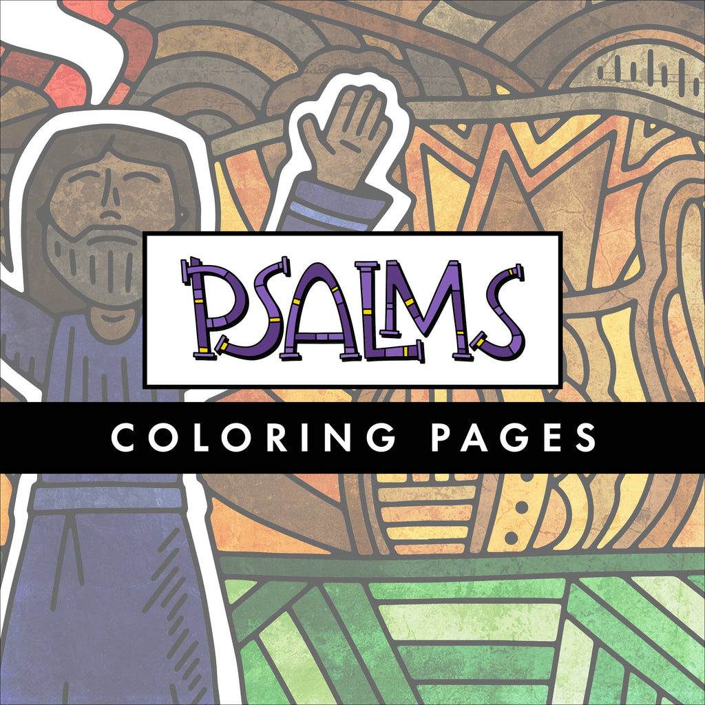 Psalms coloring pages â illustrated ministry