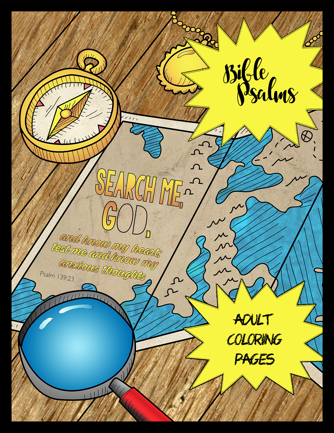 Bible psalms coloring pages