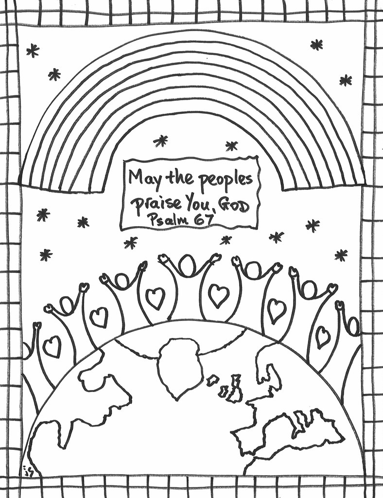 Psalm coloring page john