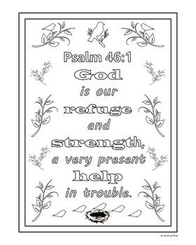 Psalms coloring tpt