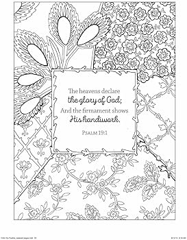 Color the psalms an adult coloring book for your soul color the bible sparks michal books
