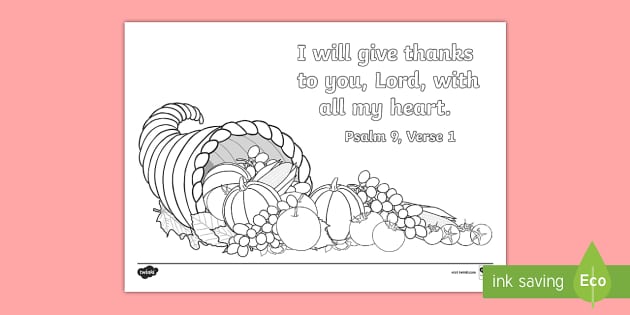 Psalm coloring page teacher made