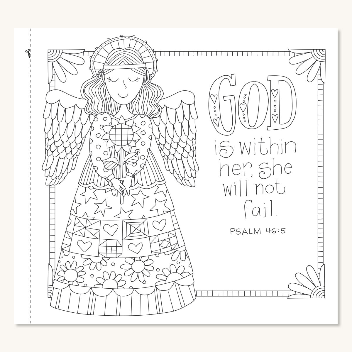 My cup runneth over inspiring psalms to color