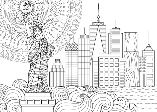 United states coloring page images