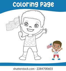 Usa coloring page images stock photos d objects vectors