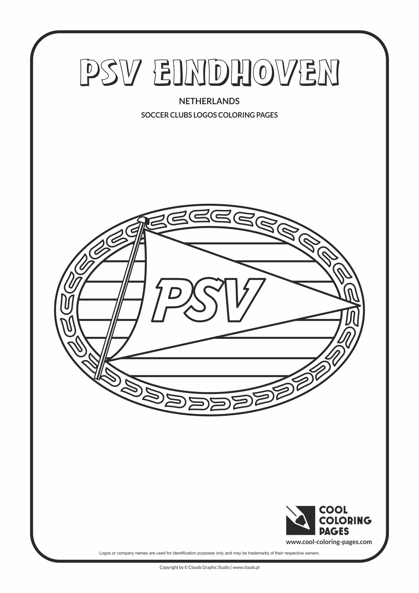 Cool coloring pages soccer clubs logos