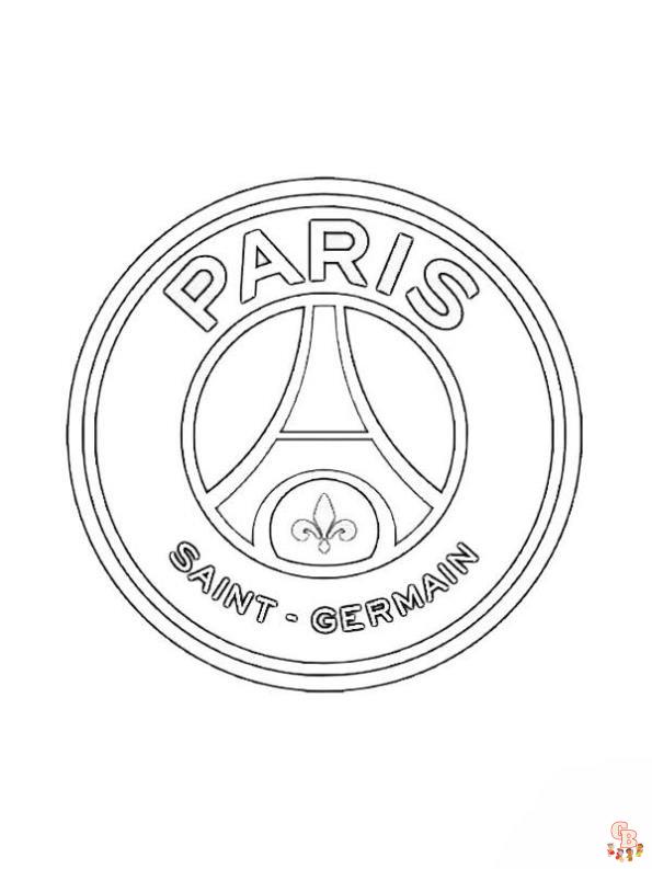 De beste paris saint germain kleurplaat printen psg kleurplaat