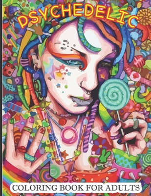 Psychedelic coloring book for adults relaxing adult coloring book for stonerspages paperback murder by the book