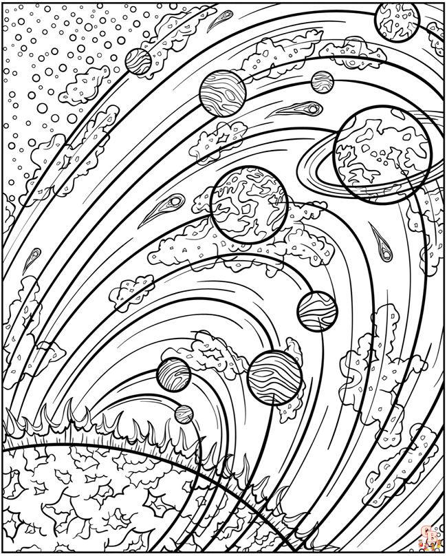 Discover the world of psychedelic coloring pages