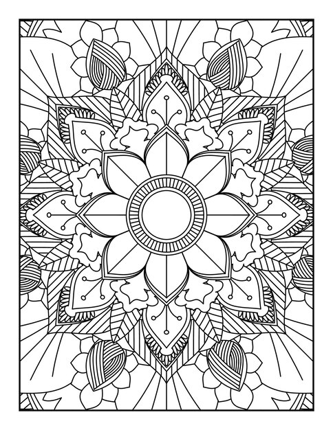 Page coloring book page psychedelic images