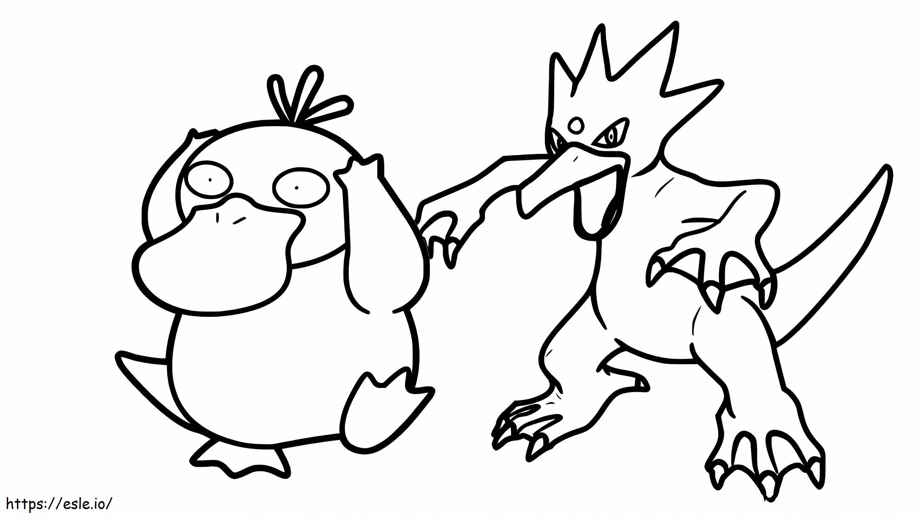 Psyduck coloring page