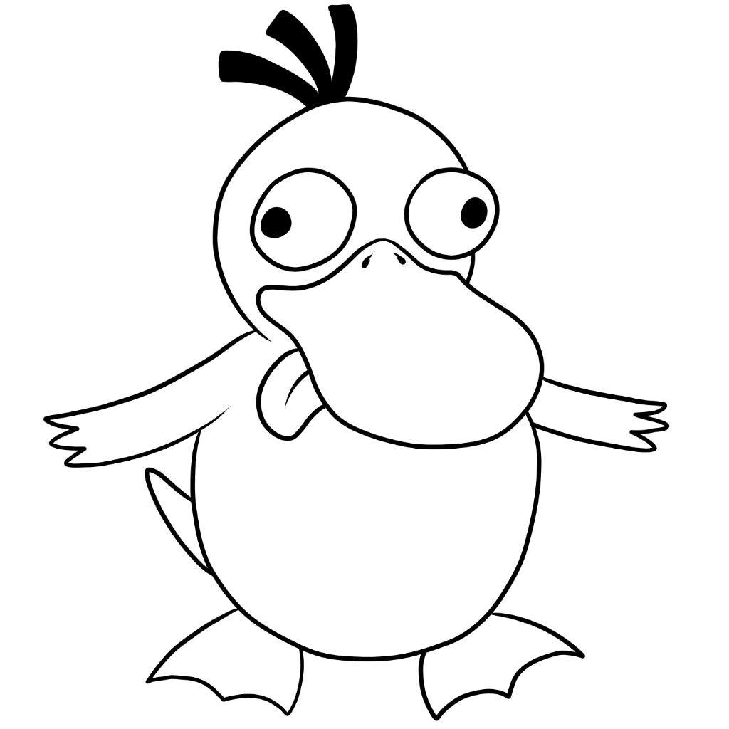 Digital shiny psyduck my art pokãmon amino