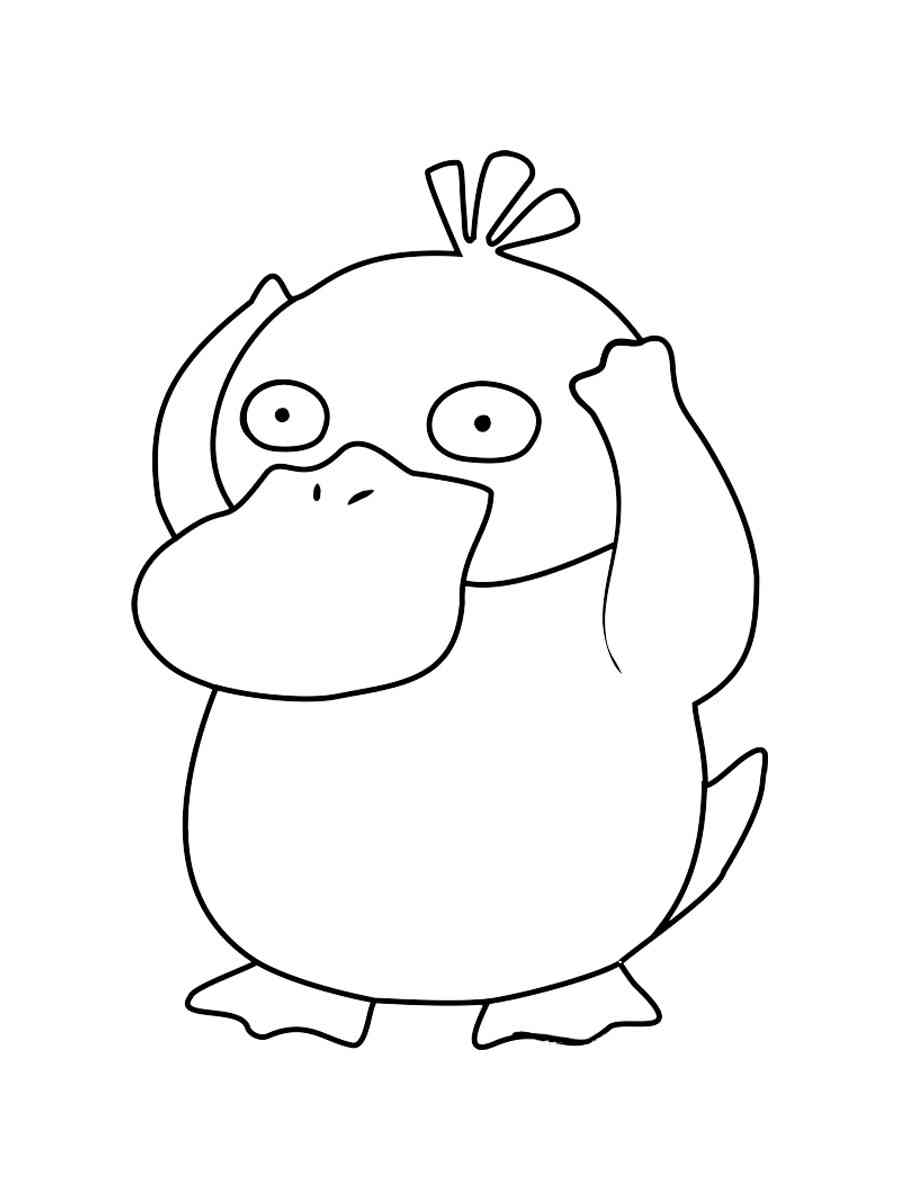 Pokemon psyduck coloring pages