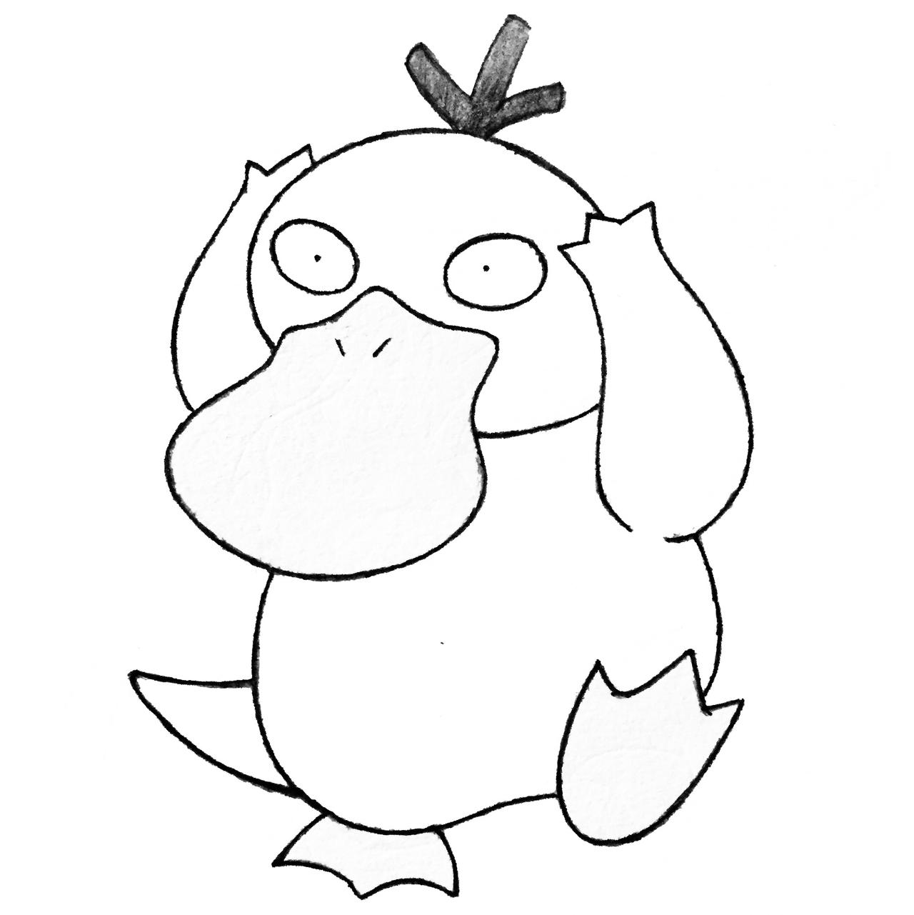 Psyduck by drawingsbysumeet on
