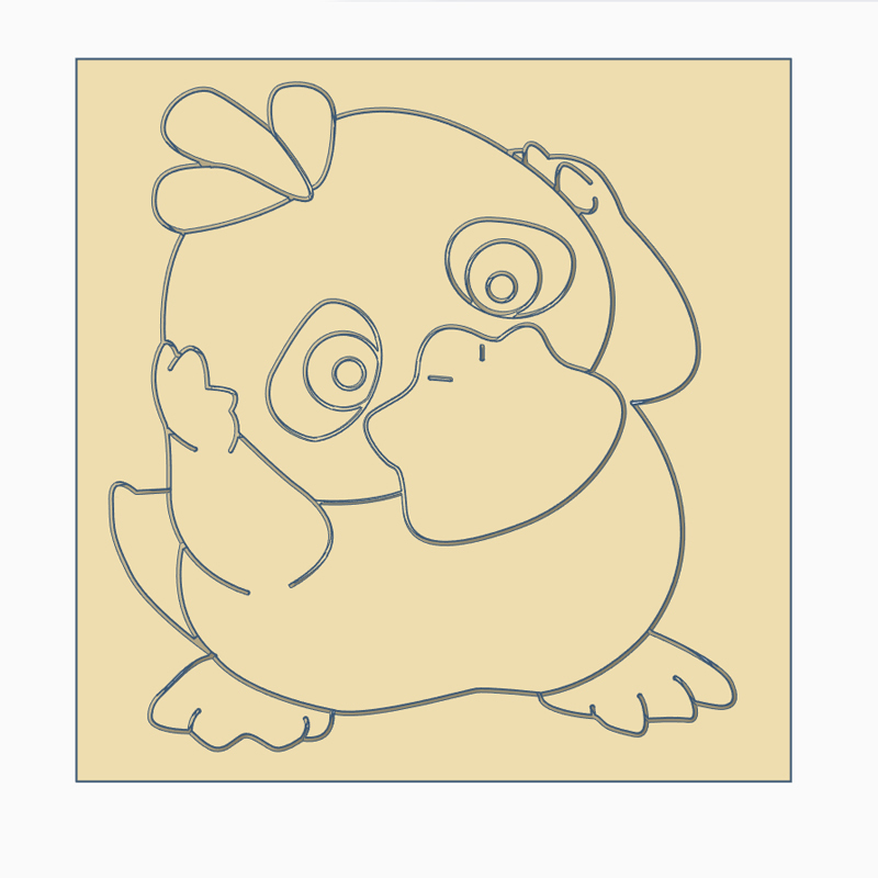 Stl file psyduck cookie cutter pokemon anime chibi ðªãd printable model to downloadãcults