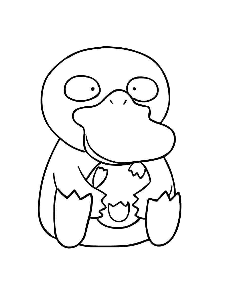 Pokemon psyduck coloring pages