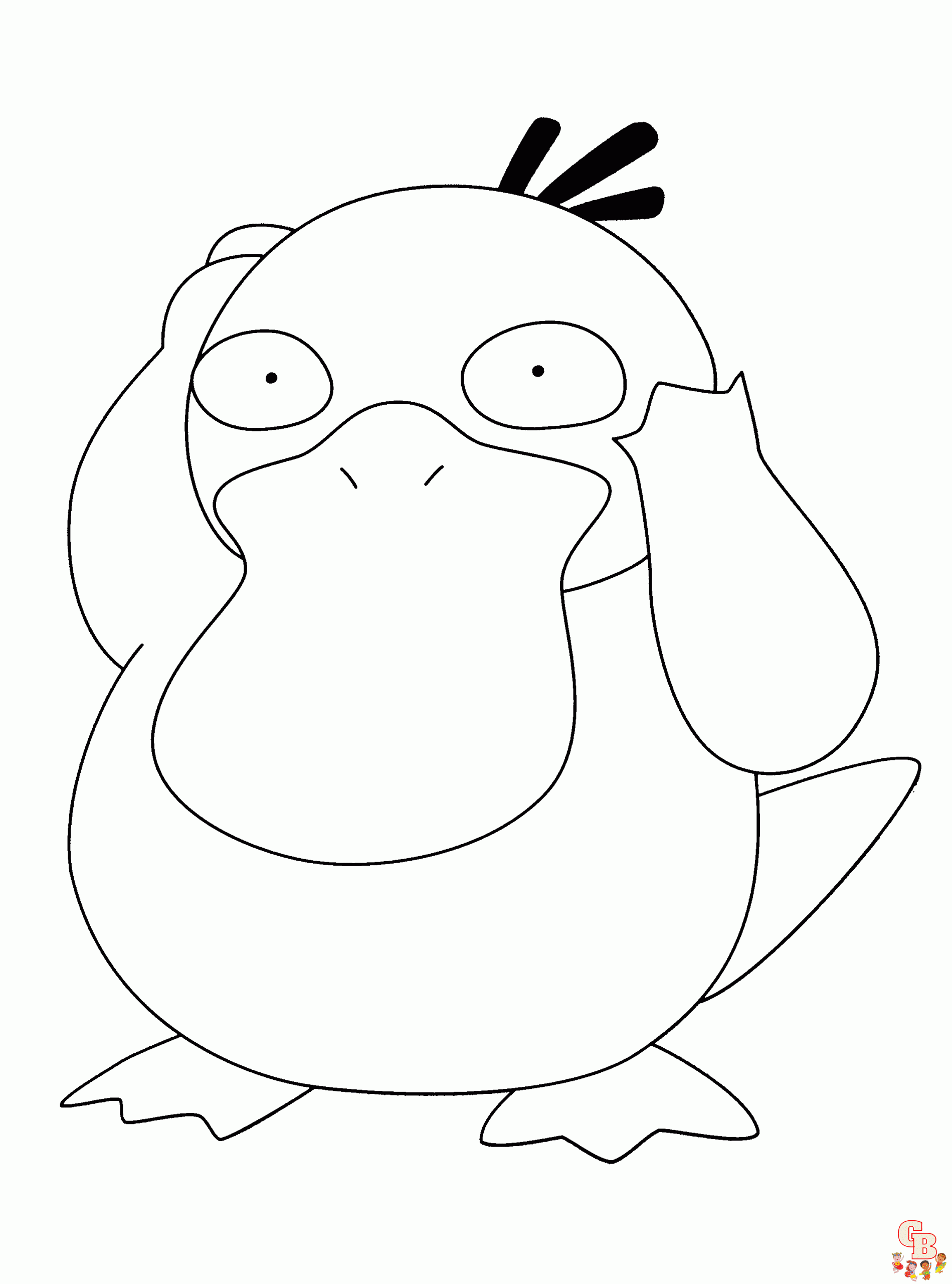 Psyduck coloring pages
