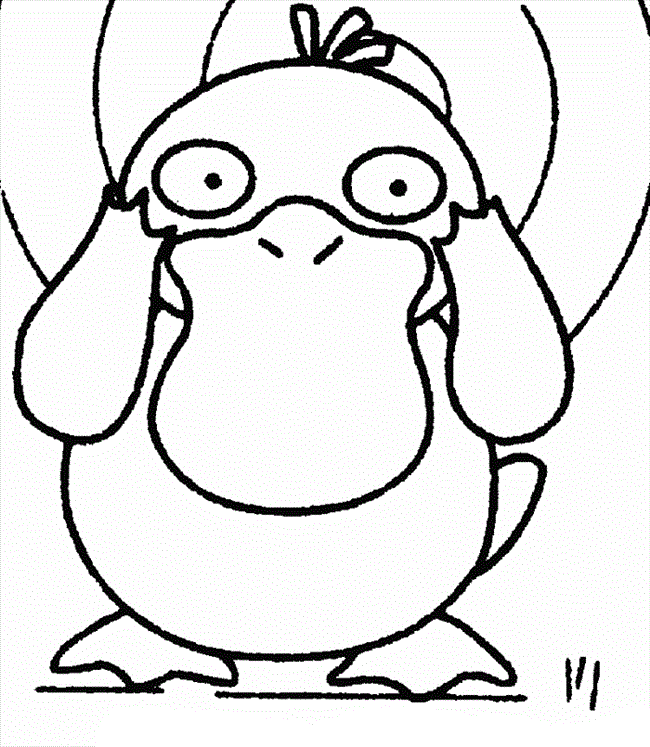 Psyduck fãrbung seite