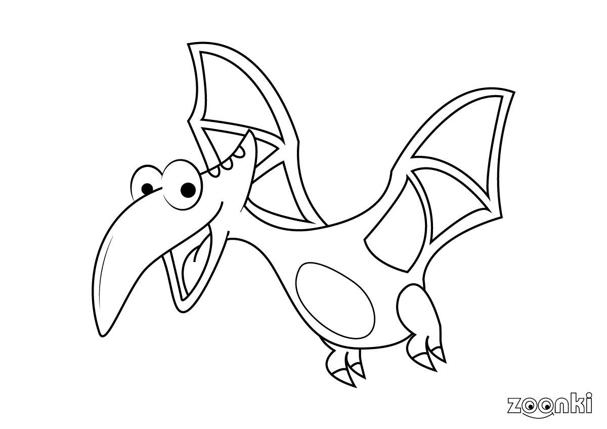 Dinosaurs colouring pages for kids