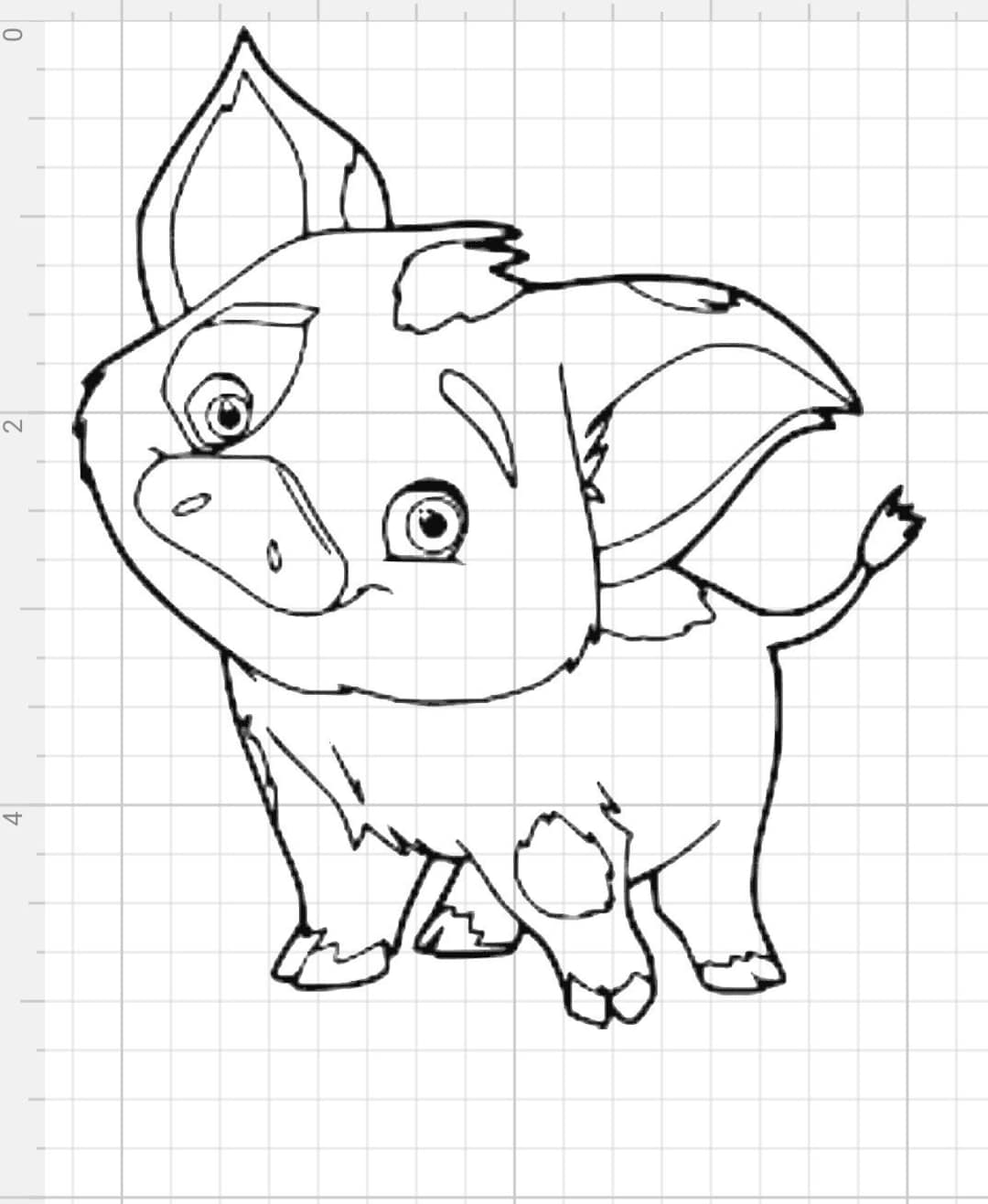 Pua png digital download moana pig cutie small piglet animal