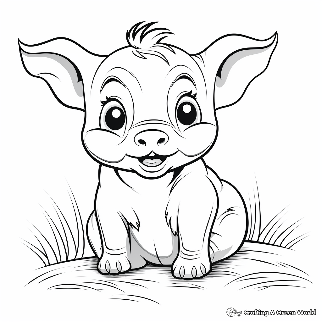 Piglet coloring pages