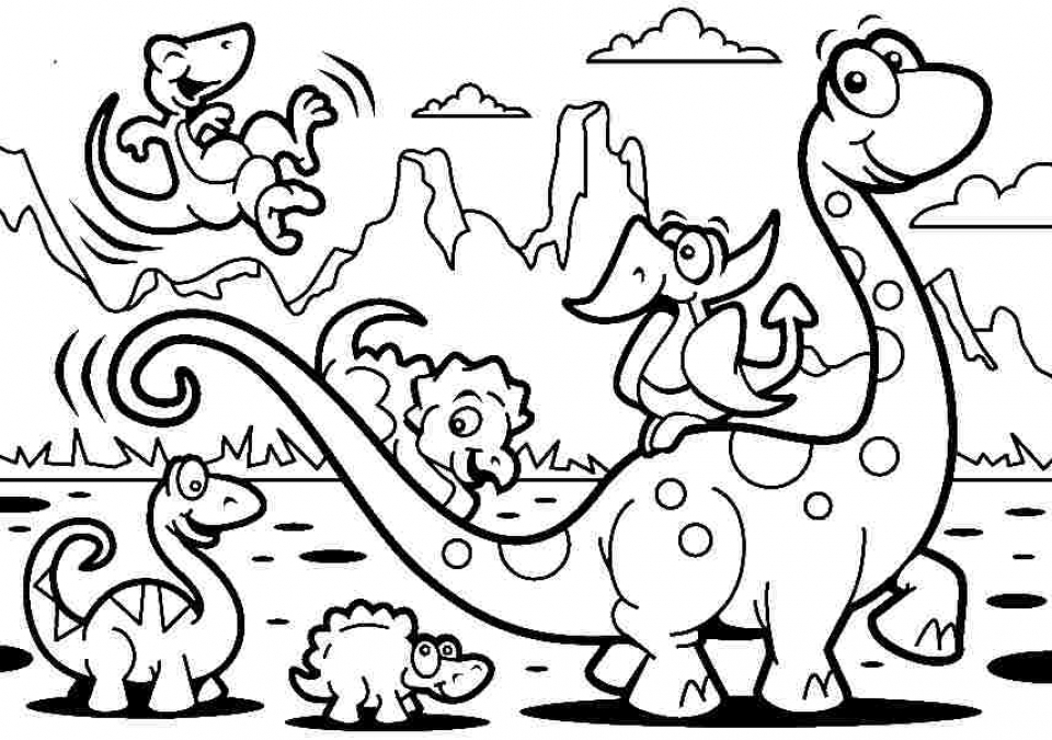 Get this online dinosaurs coloring pages q