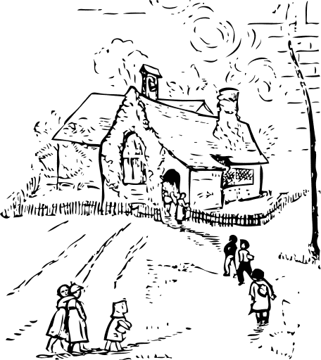 Free school coloring pages clipart
