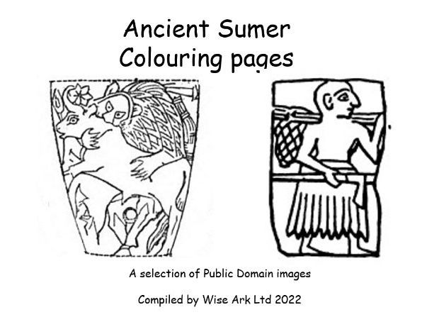Ancient sumer colouring pages teaching resources