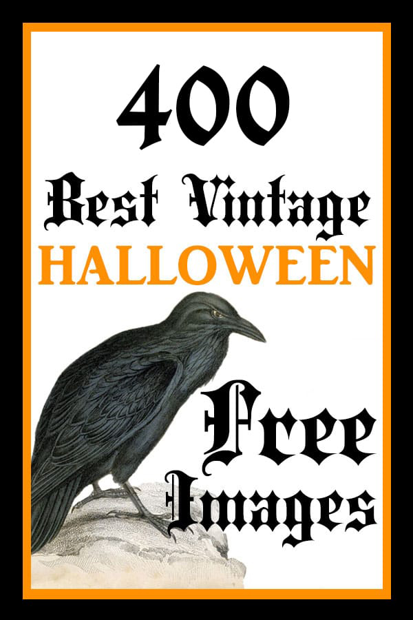 Free vintage halloween images