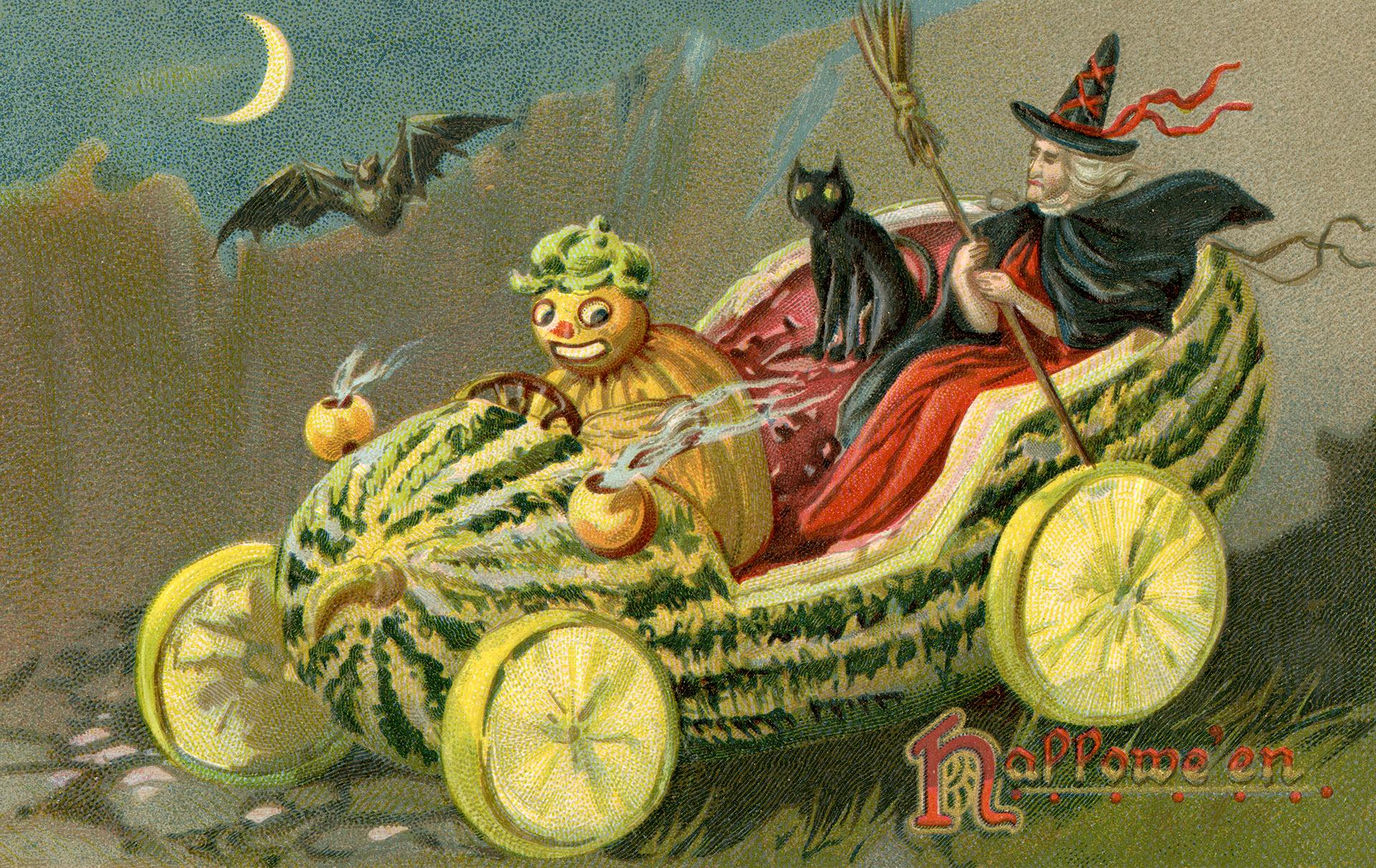 Halloween postcards ca â â the public domain review