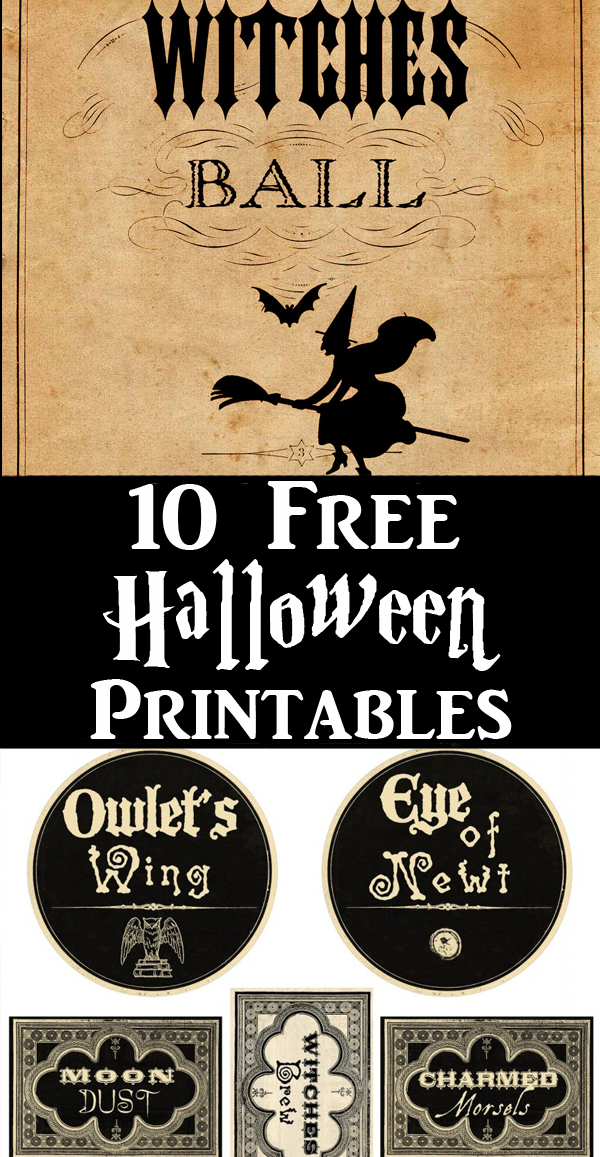 Free halloween printables