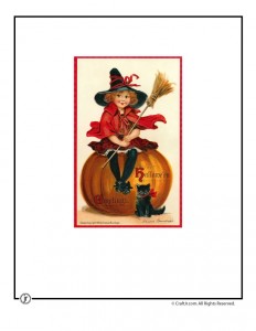 Vintage halloween postcards