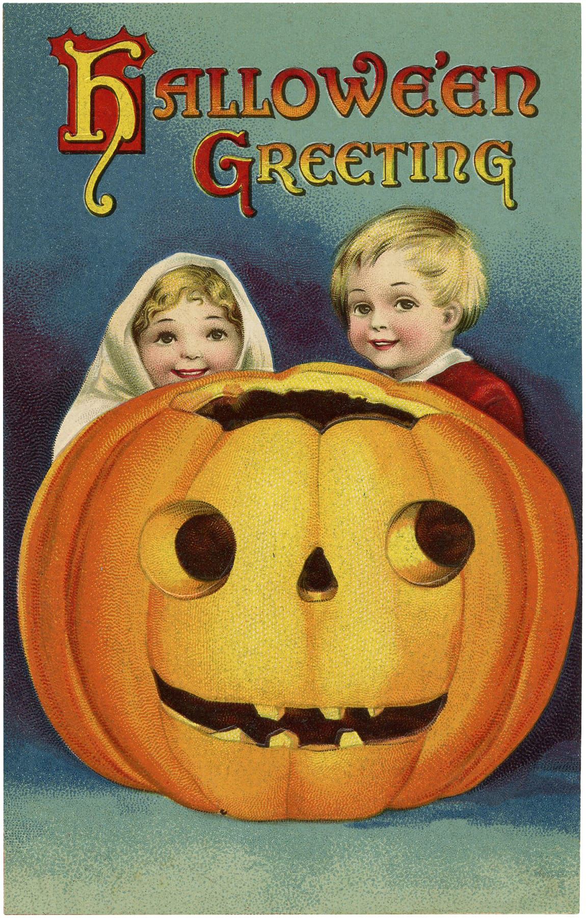 Free vintage halloween images