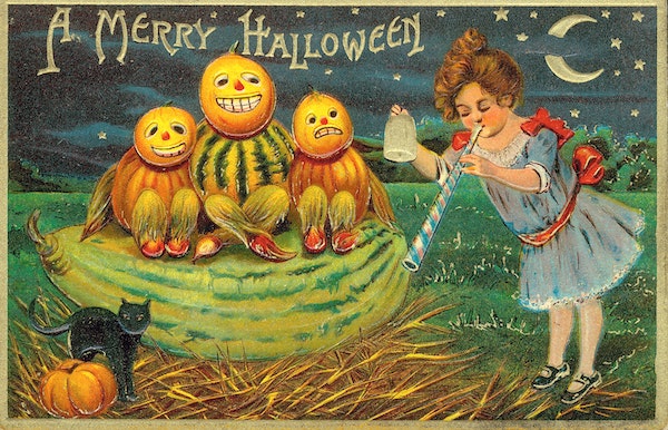 Halloween postcards ca â â the public domain review