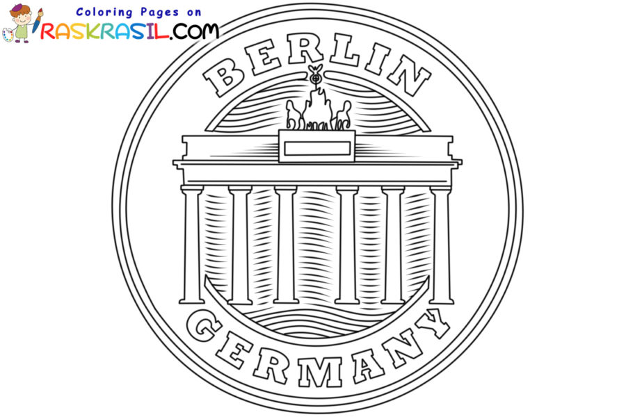Berlin coloring pages
