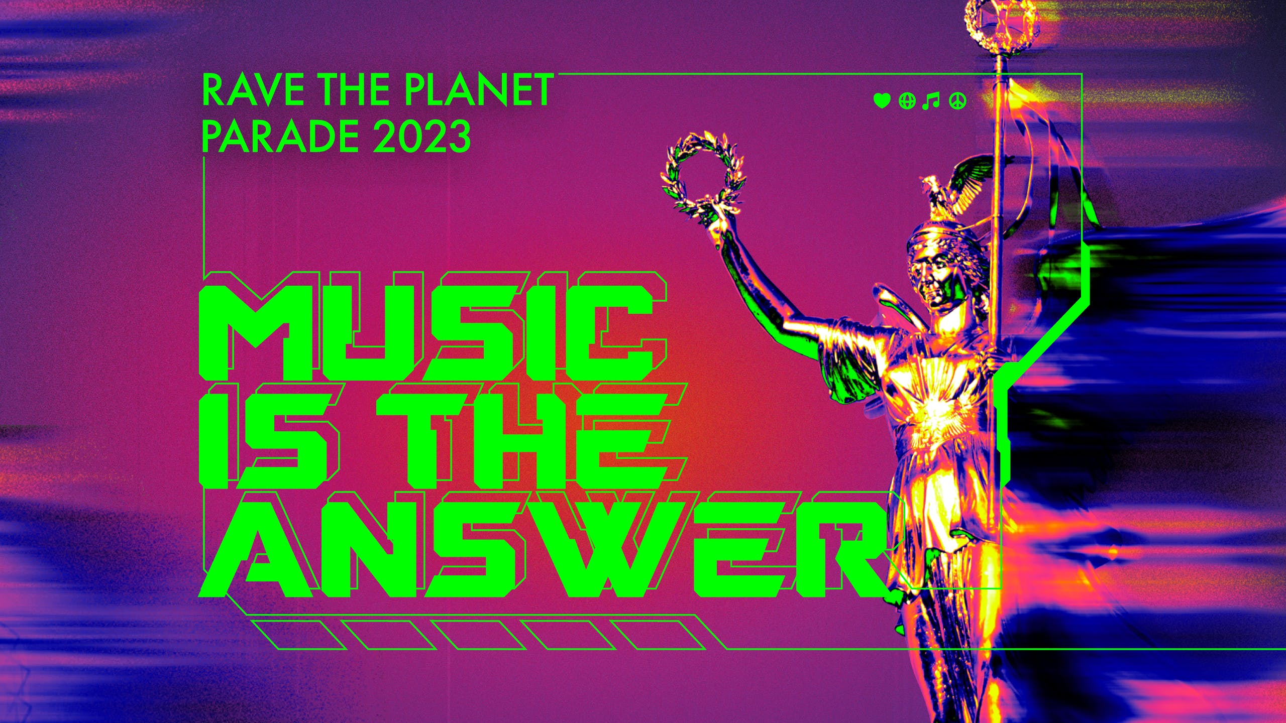 Th july rave the planet parade â music is the answer