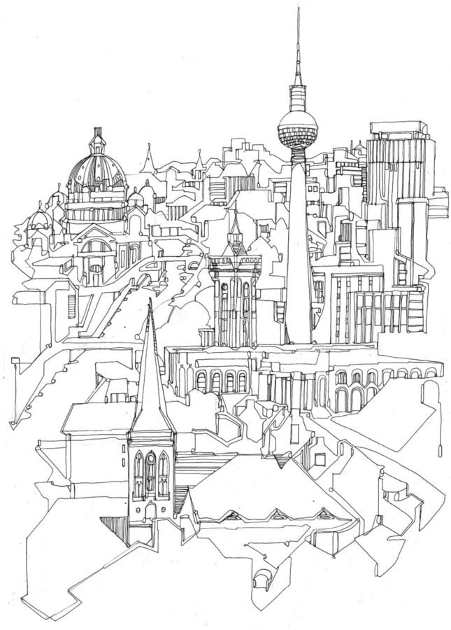 Berlin coloring pages printable for free download