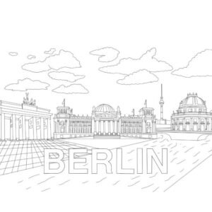 Berlin coloring pages printable for free download